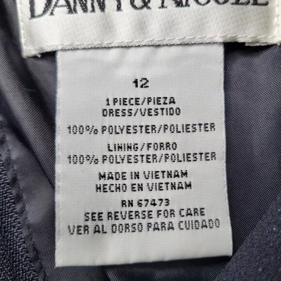 Danny & Nicole Chiffon Midi Jacket Dress Suit Size 12 Petal Sleeves Pleated Hem - Picture 6 of 10